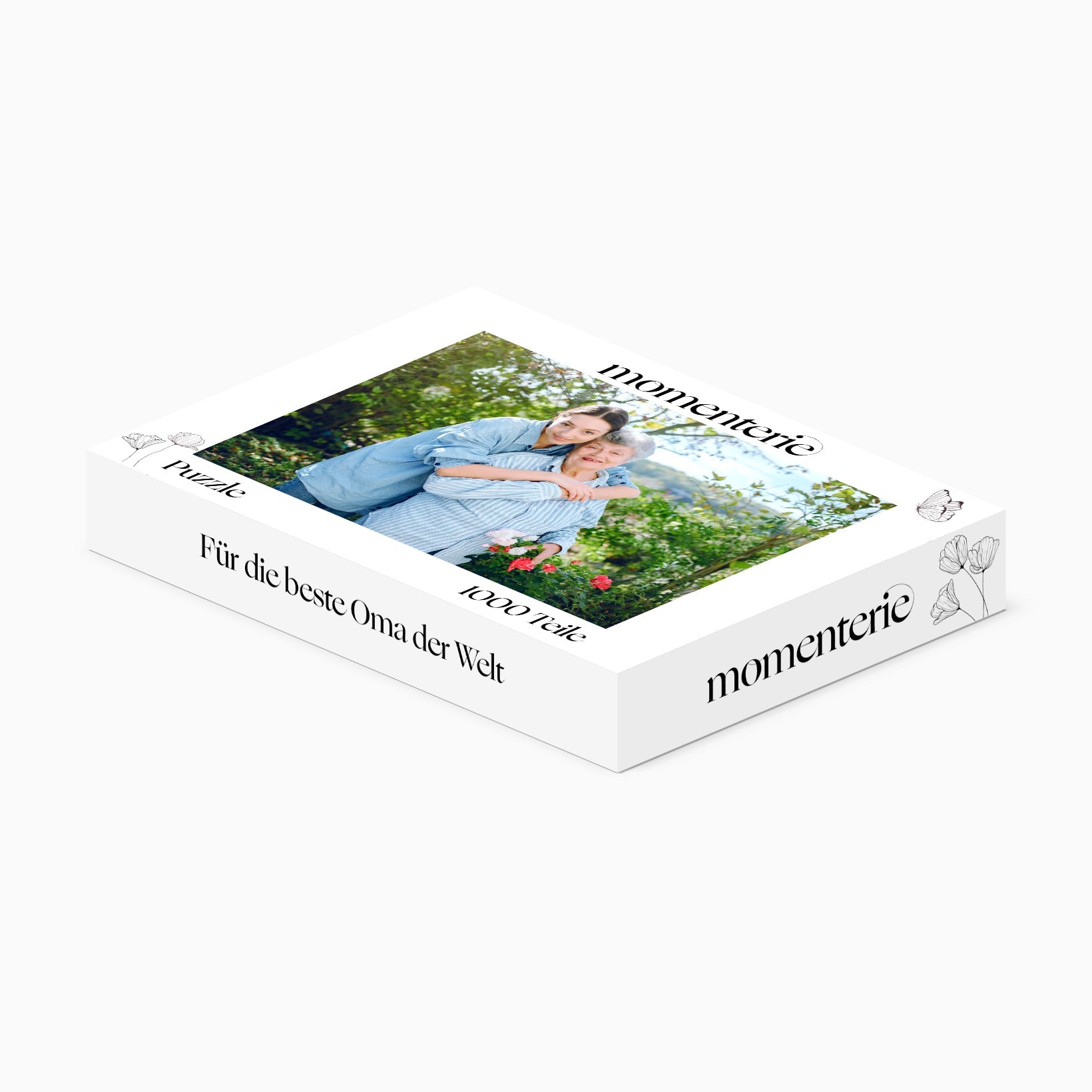 Puzzle mit persönlichem Foto und minimalistischer Gestaltung